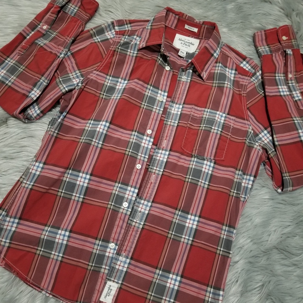 Abercrombie & Fitch Men's button up plaid